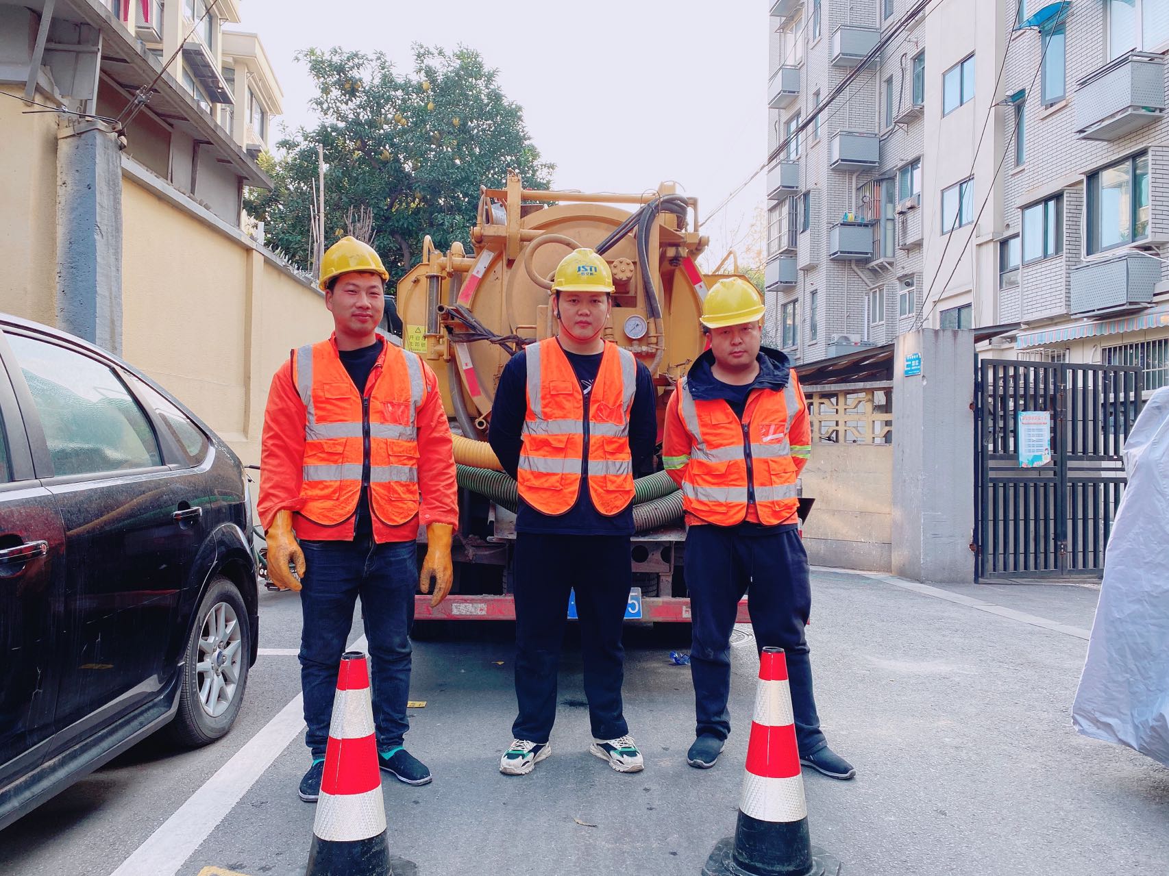 高淳区南京某小区管道清淤检测施工